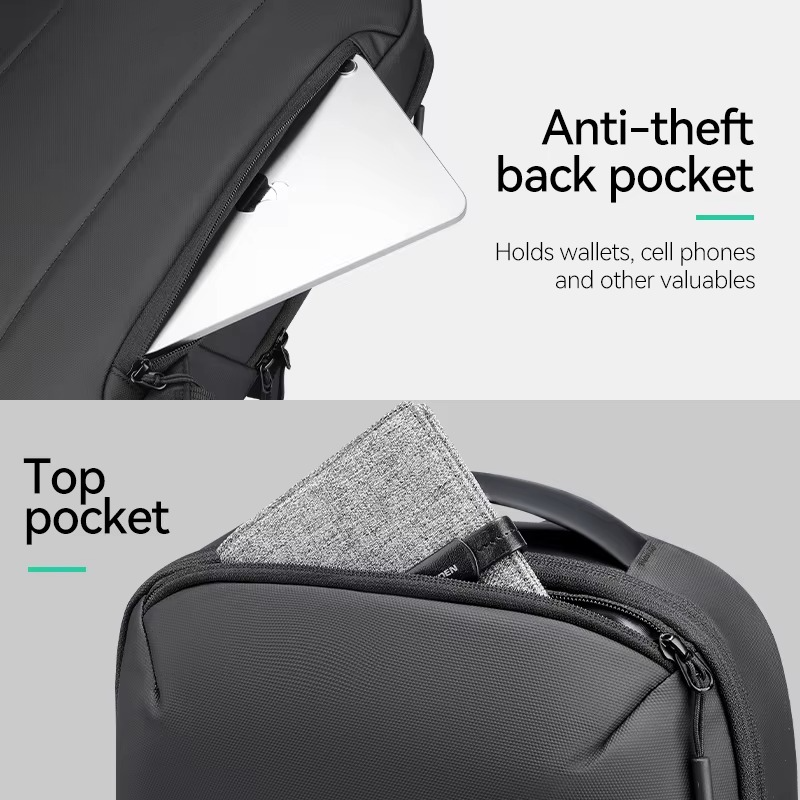 حقيبة الظهر مارك رايدن 2408 مضادة للسرقة مع منفذ شحن أنيقة وعملية