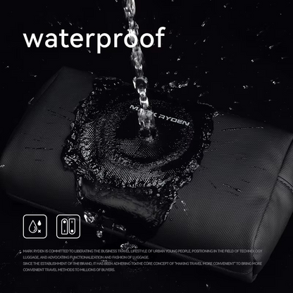 حقيبة تنظيم السفر مارك رايدن حقيبة صغيرة مقاومة للماء للاستخدام اليومي كحقيبة مستلزمات شخصية أو كلاتش