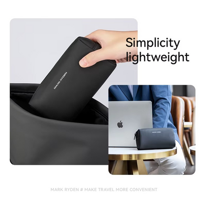 حقيبة تنظيم السفر مارك رايدن حقيبة صغيرة مقاومة للماء للاستخدام اليومي كحقيبة مستلزمات شخصية أو كلاتش