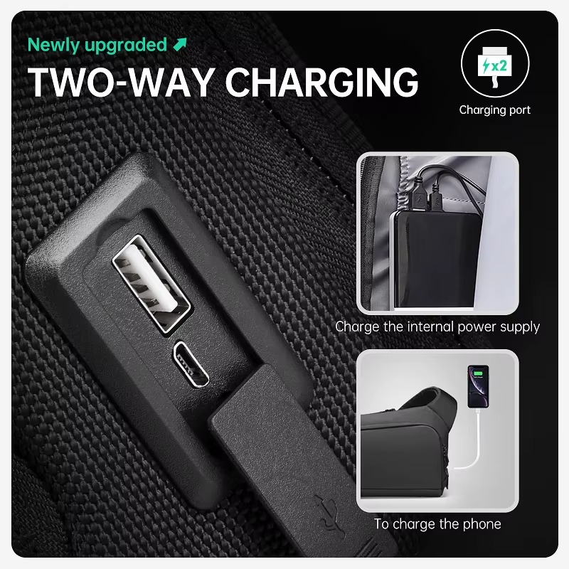 Mark Ryden Vintage Shoulder Messenger Bag – Sleek Sling Crossbody Chest Bag for Men*