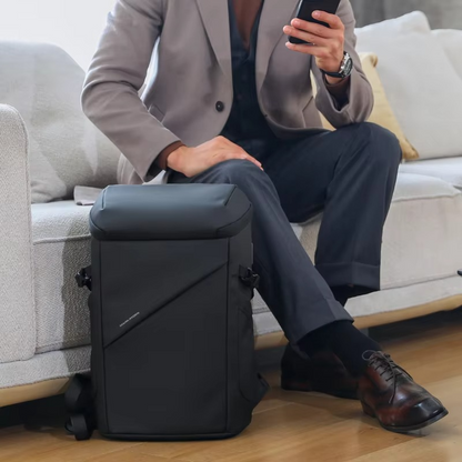 Mark Ryden 6886 حقيبة ظهر مضادة للسرقة مقاومة للماء مع منفذ شحن USB – حقيبة عملية للأعمال والسفر للرجا