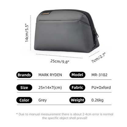 حقيبة مستلزمات السفر مارك رايدن حقيبة أنيقة ومضغوطة لتنظيم الأغراض للاستخدام اليومي والسفر
