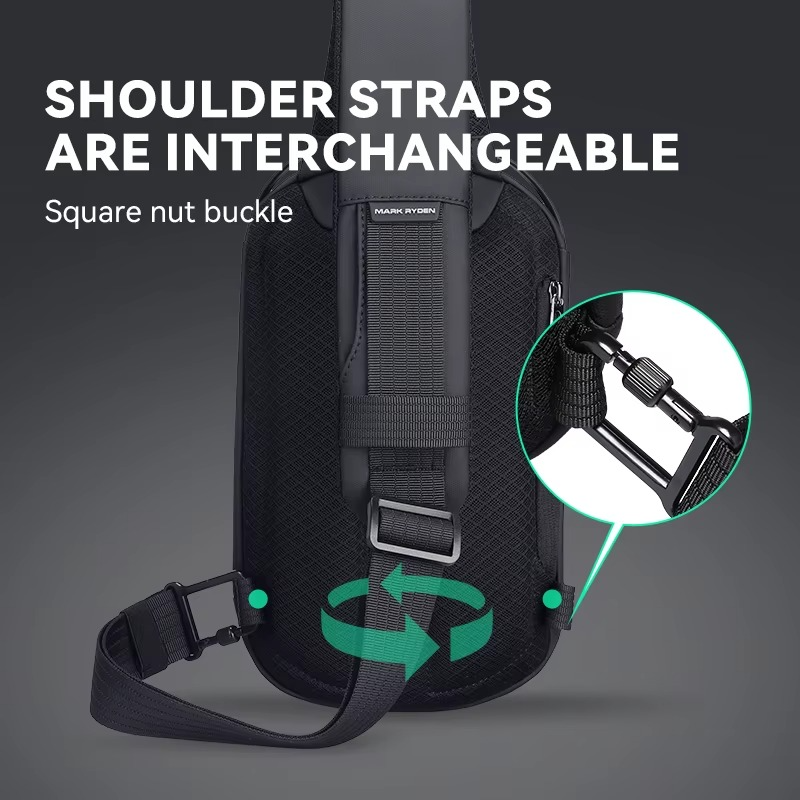 حقيبة مارك رايدن 3998 مقاومة للماء متينة، أنيقة ومتعددة الاستخدام